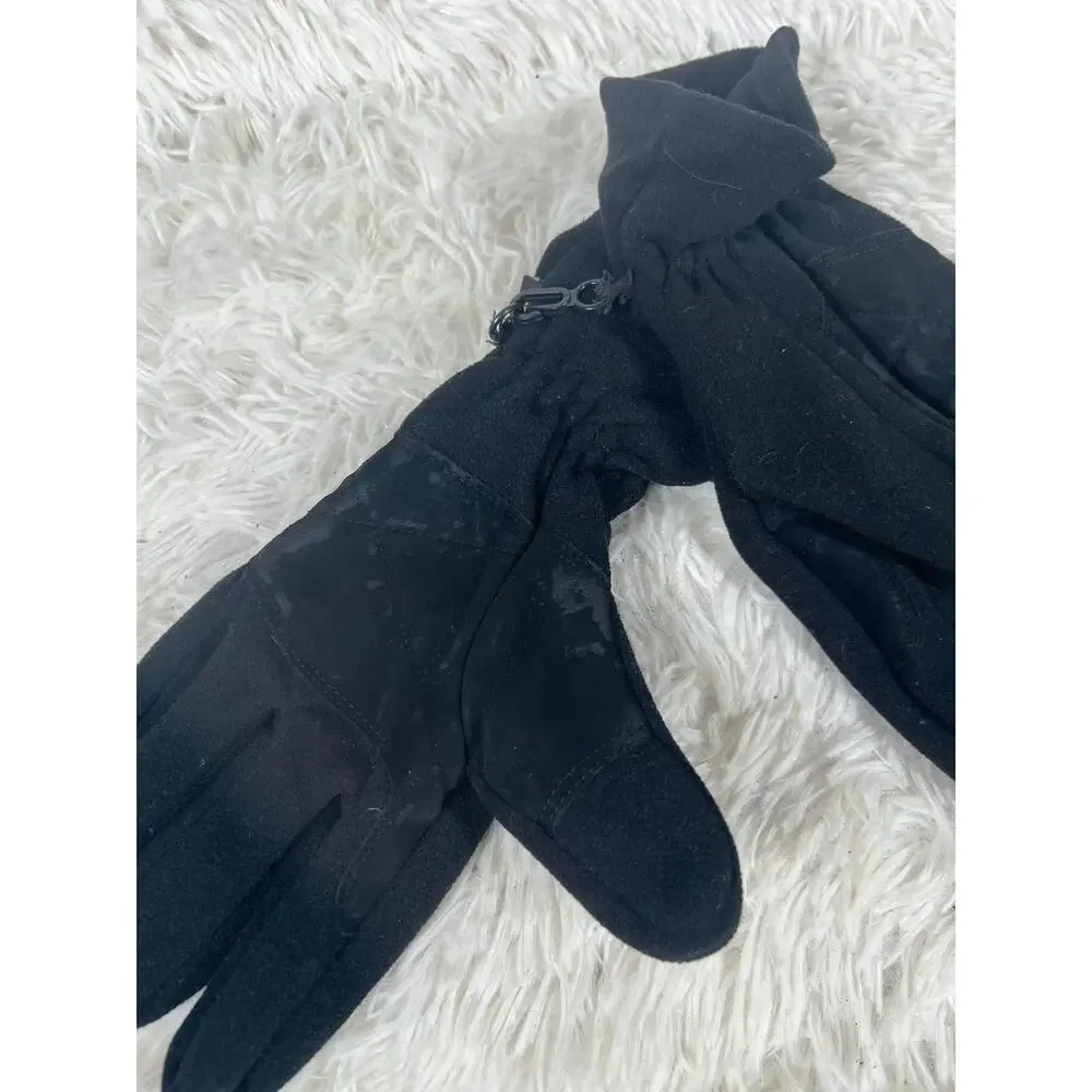 Berg Tech Gloves Mens Black Softshell Lined Windproof Breathable Winter